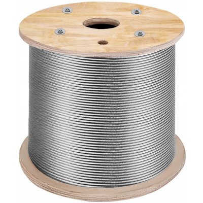 VEVOR Ocelové lano Z Nerezové Oceli 316, 4,8 mm, 1x19, délka 305 m – Hledejceny.cz