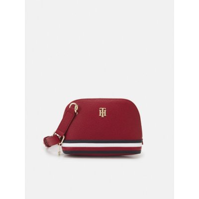 Tommy Hilfiger dámská tmavě červená crossbody kabelka