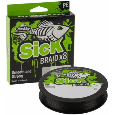 Berkley šňůra Sick Braid Moss Green 150m 0,06mm 5,4kg – Zbozi.Blesk.cz