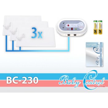 Baby Control BC-230 Monitor dechu Digital s třemi senzorovými podložkami