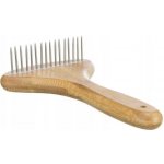 Trixie Rozčesávač na dlouhou srst bambus kov 10 x 17 cm – Zboží Mobilmania