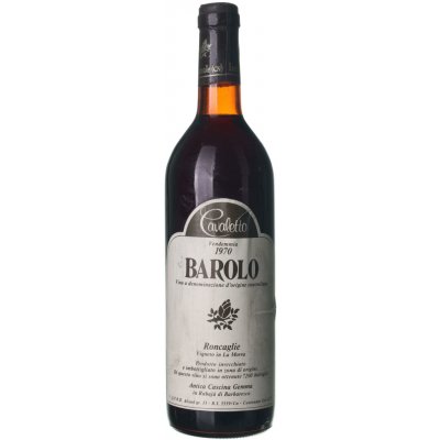Antica Cascina Gemma Barolo suché červené 1970 0,75 l (holá láhev) – Hledejceny.cz