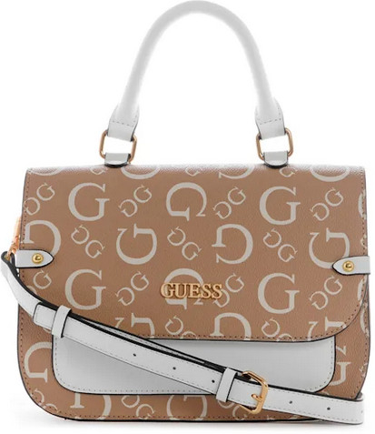 Guess dámská kabelka crossbody Keston hnědá