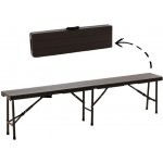 Garden Line PEGGY 180 cm hnědá – Zboží Dáma