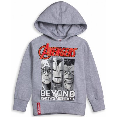 Chlapecká mikina Avengers Mightiest šedá – Zboží Mobilmania