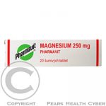 MAGNESIUM/VITAMIN C PHARMAVIT 250MG/150MG TBL EFF 20 – Hledejceny.cz