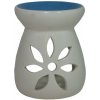 Aroma lampa Ambiente Keramická aroma lampa modrobílá Květ
