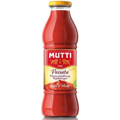 MUTTI RAJČATOVÁ PASSATA 12x400 g SKLO – Zboží Mobilmania