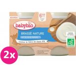 Babybio Brassé z francouzského mléka natur 2 x 130 g – Zboží Mobilmania