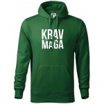Nápis Krav Maga Cape s kapucí lahvově zelená – Hledejceny.cz