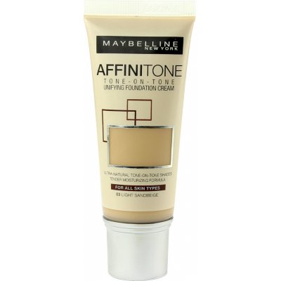 Maybelline Affinitone Perfecting + Protecting Foundation With Vitamin E sjednocující make-up 3 Light Beige 30 ml