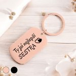 Přívěsek na klíče Ahome Kovová rosegold Nejlepší sestra – Hledejceny.cz