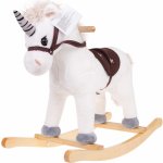 Majlo Toys Plyšový houpací kůň Ferda - bílý jednorožec – Zboží Dáma
