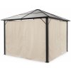 Blumfeldt Pantheon Solid Sky, pavilon se 4 bočními stěnami, 3x3 m, polykarbonát, hliník (PL-02714)