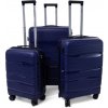 Cestovní kufr Rogal Royal sada modrá 35l 65l 100l