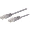 síťový kabel C-Tech CB-PP5-15 patch, Cat5e, UTP, 15m, šedý