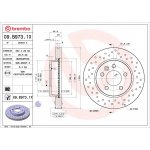 BREMBO Brzdový kotouč XTRA LINE - Xtra BRE 09.B973.1X | Zboží Auto