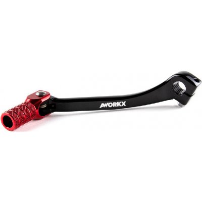 AWORKX ŘADÍCÍ PÁKA HONDA CRF 250 '18-22 , CRF 450 '17-22 ČERNÁ / ČERVENÁ – Sleviste.cz
