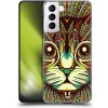 Pouzdro a kryt na mobilní telefon Samsung Pouzdro Head Case Samsung Galaxy S21 5G AZTEC KOČKA