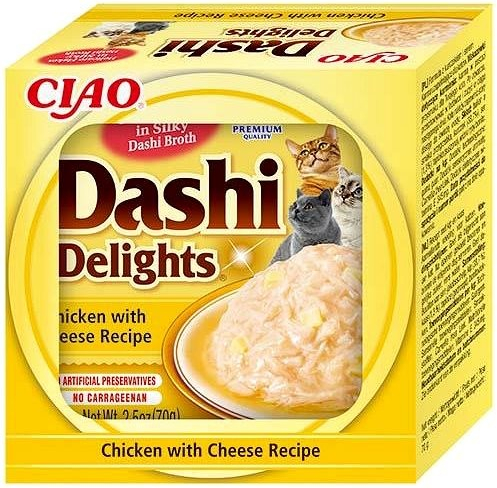 Inaba Ciao Dashi Delights kuře se sýrem 70 g