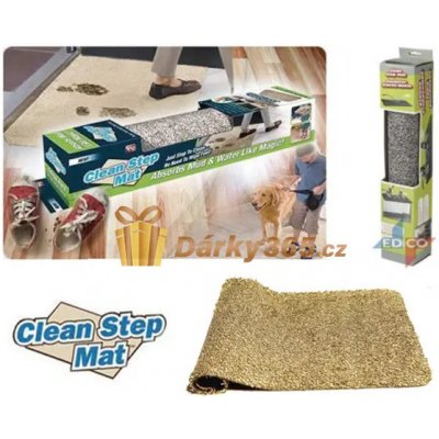 Bemi Invest Clean Step Mat hnědá 70 x 46 cm – Zboží Mobilmania