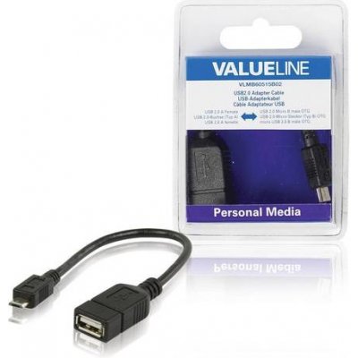 Valueline VLMB60515B02 USB 2 - OTG,0.2cm – Zboží Mobilmania