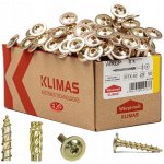 KLIMAS Wkret-met WKCP Ø8 mm TX-40 konstrukční vrut do dřeva s talířovou hlavou 50 mm - 50 ks – Hledejceny.cz