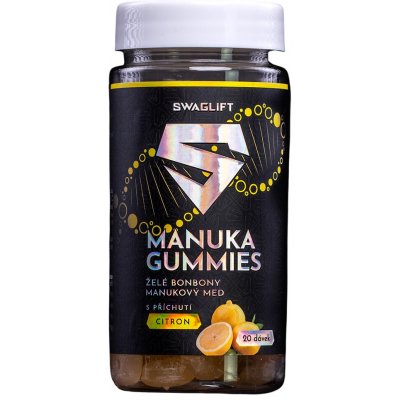 SWAGLIFT Manuka gummies + vitamins s příchutí citrónu 60 ks – Hledejceny.cz