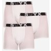 Boxerky, trenky, slipy Styx 3Pack pánské boxerky long sportovní guma U10616161