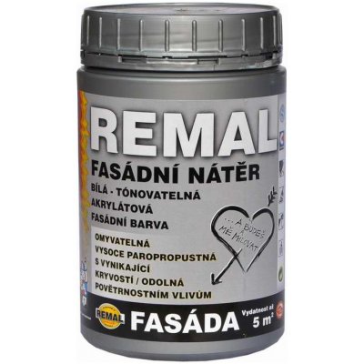 Barvy a laky Hostivař REMAL fasáda 15kg – HobbyKompas.cz