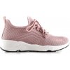 Dámské tenisky Shelovet módní textilní sneakersy hdl216p růžové