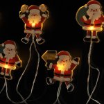 Solight LED okenní řetěz Santa 6x LED přísavný 120cm 2x AA – Hledejceny.cz