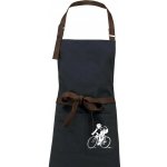 Dřevěné uhlí Silniční cyklista Zástěra Vintage – Hledejceny.cz