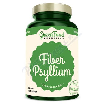 GreenFood Fiber Psyllium 96 kapslí – Hledejceny.cz