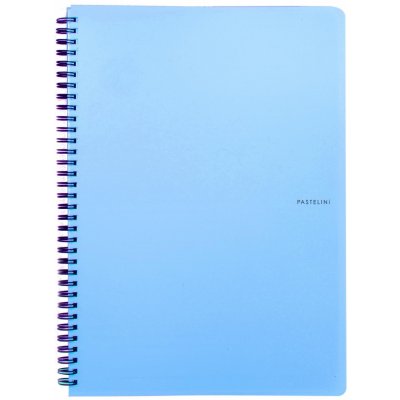 KARTON P+P Kroužkový blok A5, PASTELINI, linkovaný - modrý 60 listů – Zboží Mobilmania
