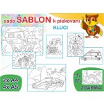 Radost v písku Sada šablon vel. M kluci – Zboží Dáma