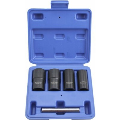 Hlavice 1/2” na poškozené šrouby, velikosti 17-22 mm, sada 5 ks - QUATROS QS50927 – Zboží Dáma