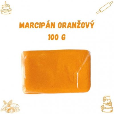 Frischmann vyškov Marcipán oranžový 7,5x4,5 cm 100g – Hledejceny.cz