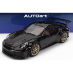 Autoart Porsche 911 991 2 Gt2 Rs Weissach Package 2019 Black 1:18 – Zboží Dáma