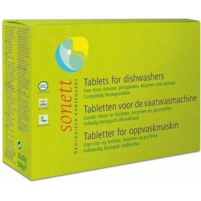 Sonett ekologické Tablety do myčky 25 ks x 20 g – Zboží Mobilmania