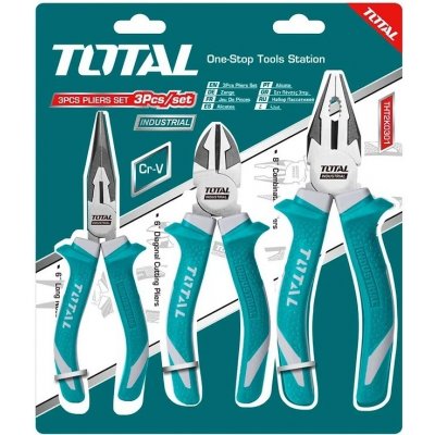 Kleště, sada 3ks, industrial TOTAL-TOOLS – Zboží Dáma