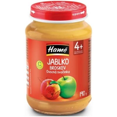 Hamé Jablko broskev 190 g – Zbozi.Blesk.cz