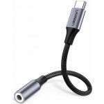 Ugreen 30632 Type-C (USB-C) to 3.5mm Jack (F) Audio Adapter, 0,1m, stříbrný – Sleviste.cz