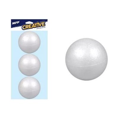 MFP Koule polystyrenová 10 cm bílá 3 ks 8885502 – Sleviste.cz