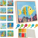 Wisdom cool fort vzdělávací skládačka knoflíky Mozaika Moře – Hledejceny.cz