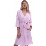 Lehký župan do porodnice na kojení 1G0670 růžová – Zboží Dáma