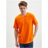 Pánské Tričko Hugo Boss pánské tričko oranžové