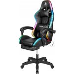 Kruger&Matz Herní židle Warrior GX-150 černá LED – Sleviste.cz