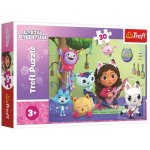 TREFL Gábinin kouzelný domek 30 dílků – Zboží Dáma