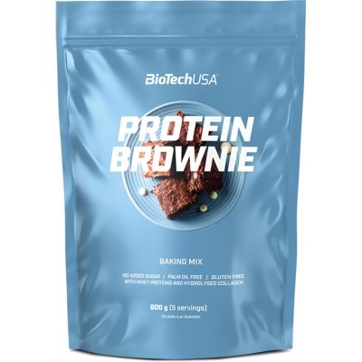 BioTechUSA Protein Brownie směs na přípravu moučníku s proteinem 600 g – Zboží Mobilmania